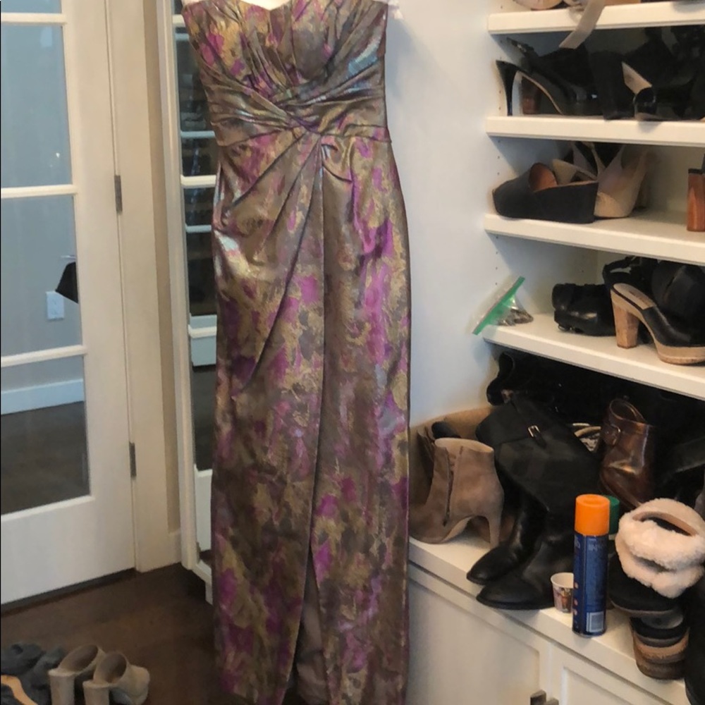 Rene Ruiz strapless gown